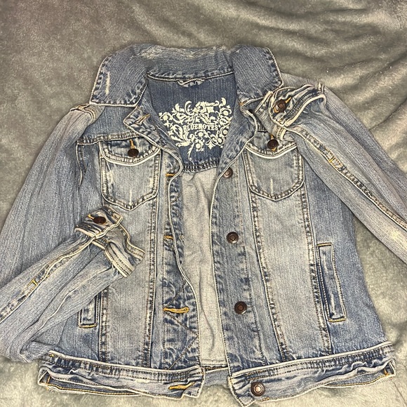 Y2K jean jacket - Picture 1 of 3